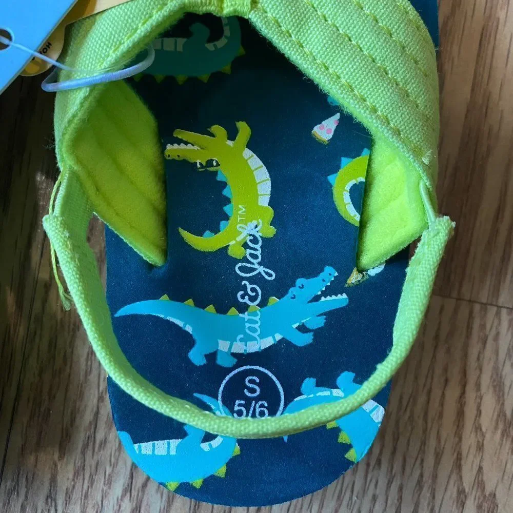 Toddler Shawn Flip Flop Sandals Alligator Print